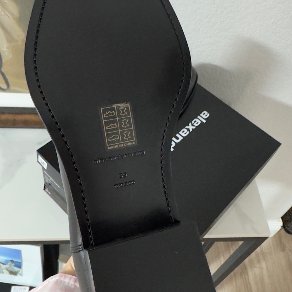 Alexander Wang Black Leather Chelsea Boots - Picture 13 of 14